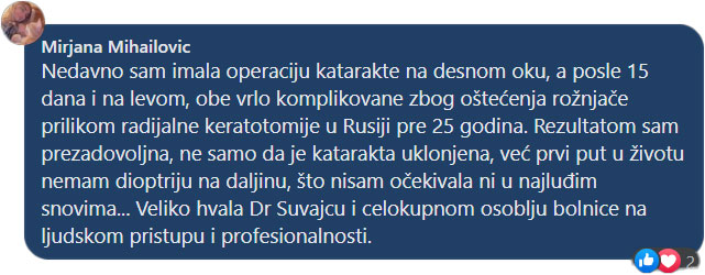 ugradnja sočiva