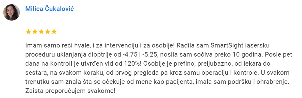 lasersko skidanje dioptrije